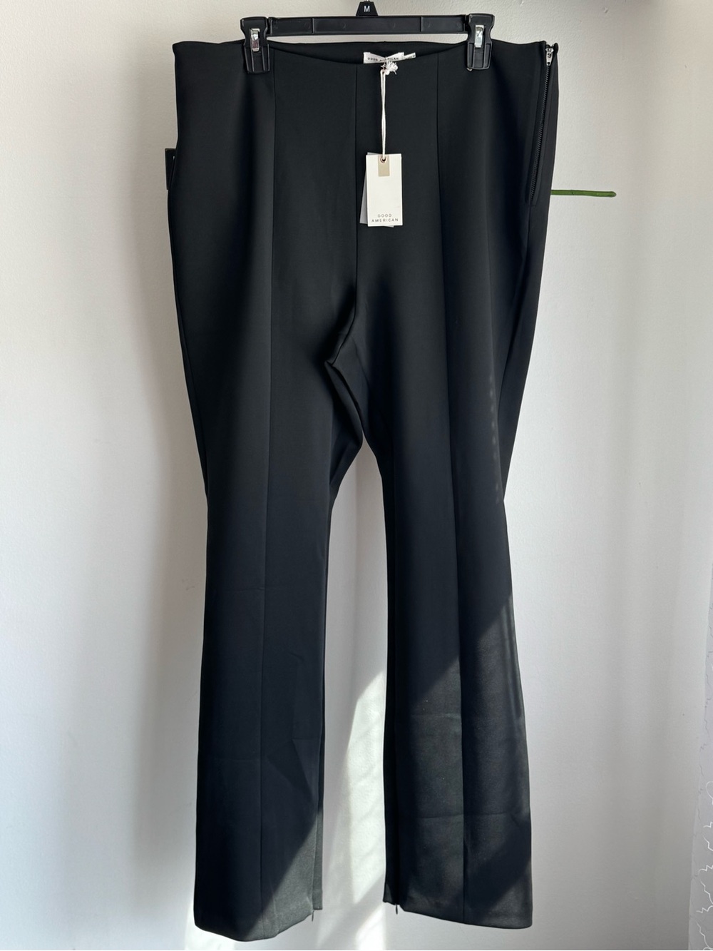 Good American Scuba Slim Flare Pants